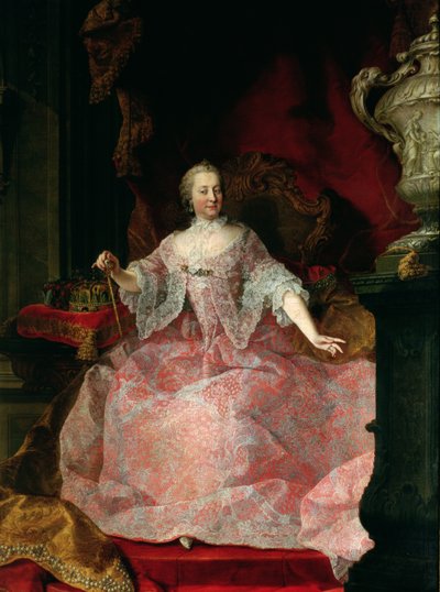 Empress Maria-Theresa (1717-80) 1744 by Martin II Mytens or Meytens